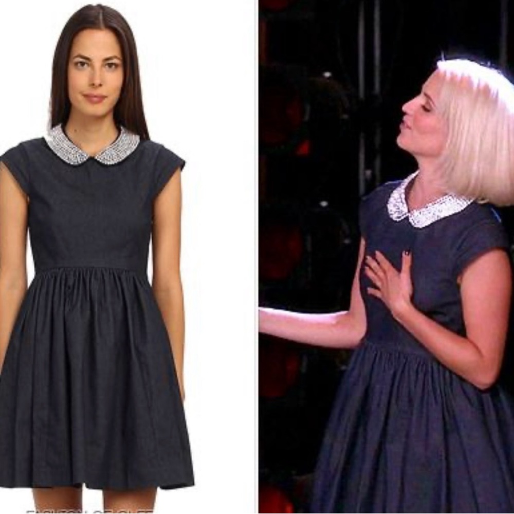 Kate Spade Denim Bib Dress.